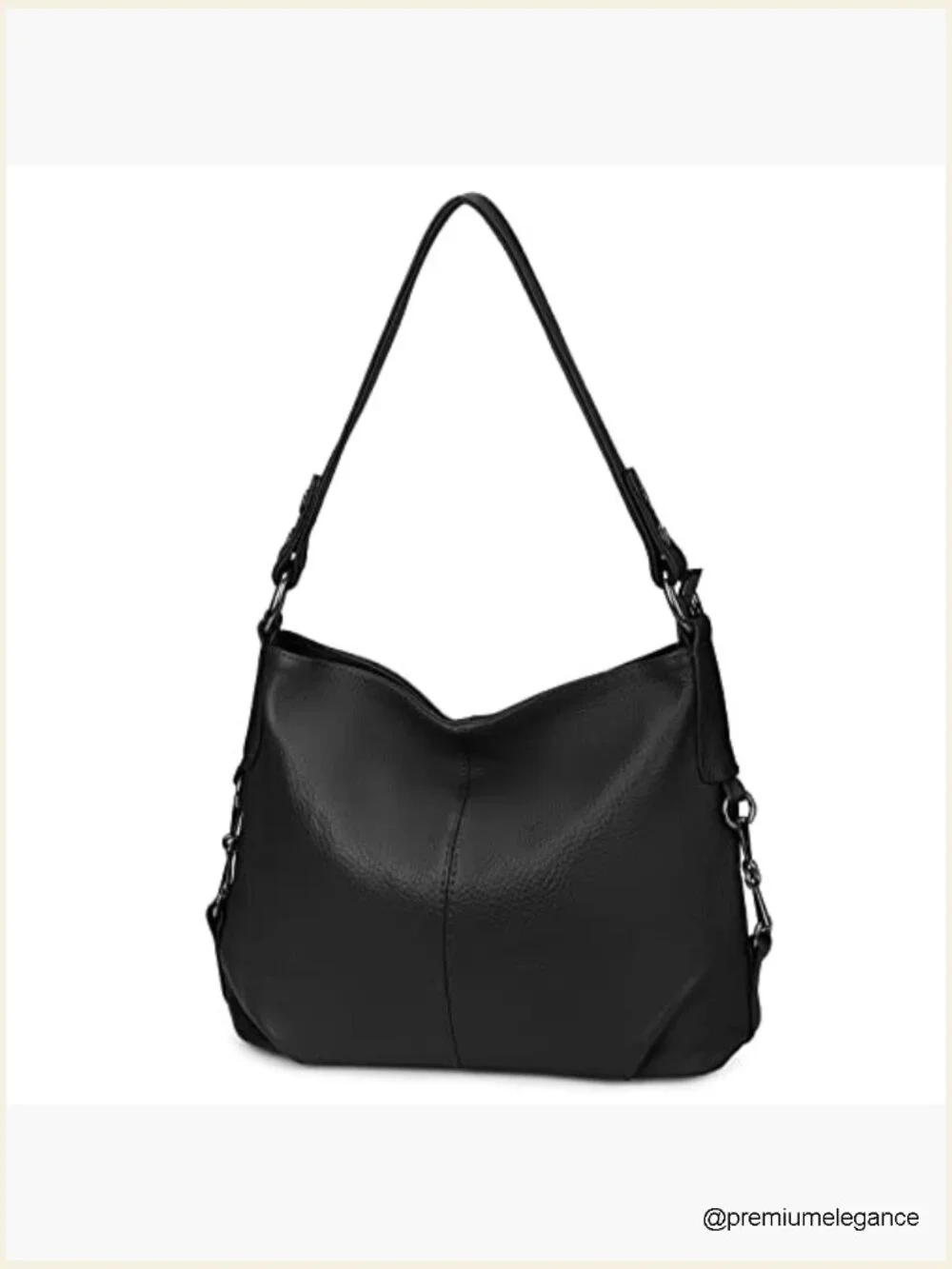 Genuine Leather Hobo Bag Crossbody Shoulder Purse